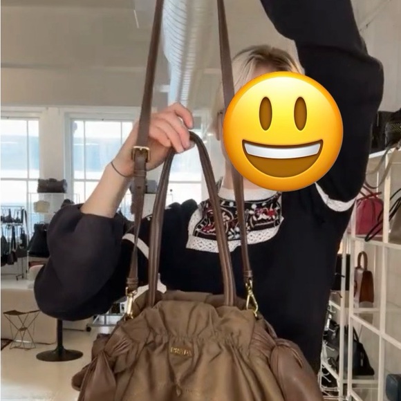 PRADA Brown Drawstring Handbag - Picture 10 of 10